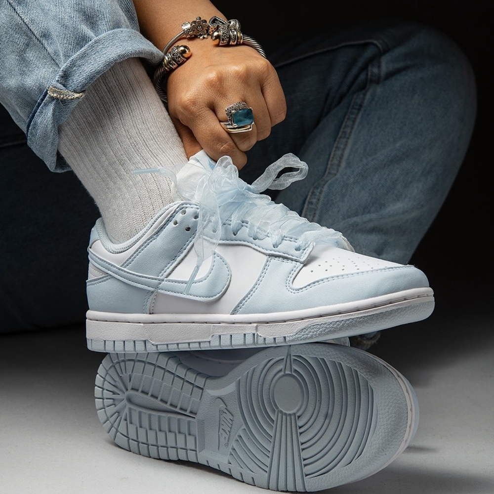 NWT Nike Dunk Low Next Nature Blue Tint size 8.5 - Picture 15 of 16